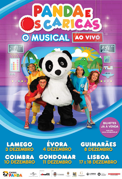 Panda e os Caricas voltam com um novo musical Na Máquina do Tempo Crianças Cardápio