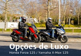 Comparativo Honda Forza 125 / Yamaha X-Max 125 - Opções de luxo!