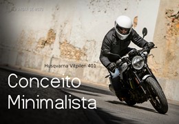 Teste Husqvarna Vitpilen 401 - Conceito Minimalista