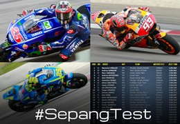 Testes MotoGP 2017 em Sepang