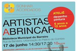 Ateliê “Artistas a Brincar” na Biblioteca do Barreiro - Inscrições abertas