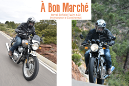 Teste Royal Enfield Twins 650 Interceptor e Continental - À Bon Marché