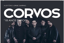 Corvos ao vivo no Centro Cultural Olga Cadaval
