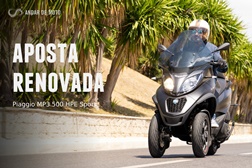 Teste MP3 500 HPE Sport: aposta renovada da Piaggio