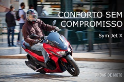 Teste Sym Jet X - Conforto sem Compromisso