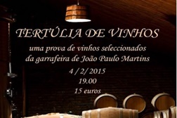 João Paulo Martins apresenta a 1ª Tertúlia do Ano no Chafariz do Vinho