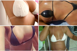 Marca e Bronze Perfeito com a Fita - Venha ao nosso solário Urban Tan na Margem Sul obter a marca de bikini perfeita
