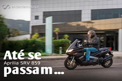Teste Aprilia SRV 850 - até se passam!