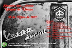 Passeio anual de Vespas do Clube Vespas da Várzea
