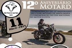 12º aniversário do Clube Motard de Santa Maria