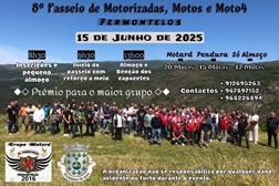 8.º Passeio de Motorizadas, Motos e Moto 4 em Fermontelos, São Pedro do Sul