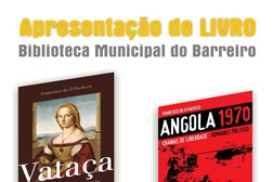Apresentações de livros na Biblioteca Municipal do Barreiro - 25 de Janeiro