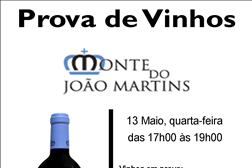 Prova de vinhos MONTE DO JOÃO MARTINS
