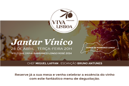 Viva Lisboa organiza jantar vínico com vinhos da Quinta Barranco Longo