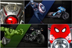 A Harley-Davidson e a Marvel criam série de “Super” motos