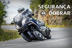 Teste Peugeot Metropolis - Segurança a dobrar