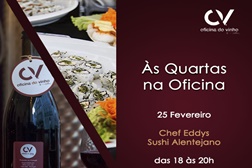 Mê Sushi Alentejano "Às Quartas na Oficina do Vinho"