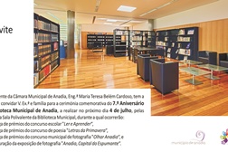 7º aniversário da Biblioteca Municipal de Anadia