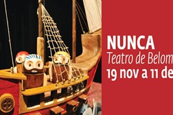 NUNCA - espetáculo para maiores de 3 anos