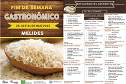Fim-de-semana Gastronómico de "Ementas de Arroz" em Melides