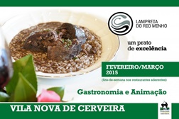 Lampreia do Rio Minho à mesa da restauração de Vila Nova de Cerveira