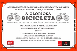 Lançamento do livro “A Gloriosa Bicicleta”