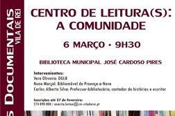 "Encontros Documentais" de regresso à Biblioteca Municipal José Cardoso Pires