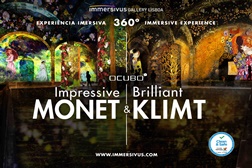 OCUBO apresenta exposição imersiva sobre Monet e Klimt chega este mês a Lisboa