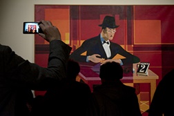 Retrato de Fernando Pessoa, 1954. Encomenda para o Restaurante Irmãos Unidos, Lisboa.
