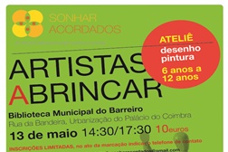 Ateliê “Artistas a Brincar” na Biblioteca Municipal do Barreiro - Inscrições abertas