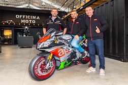 Filipe Lourenço com Aprilia na Copa Dunlop Motoval