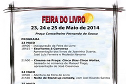 Feira do livro de Mora com cinema, escritores e animação