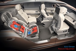 Bentley Bentayga EWB com um assento de avião ... no automóvel - Focado no maior bem-estar do mundo