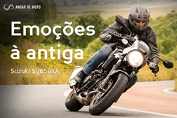 Teste Suzuki SV650XA - Emoções à antiga