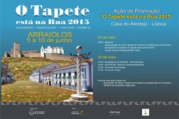 Maior tapete de Arraiolos do Mundo "visita" Lisboa