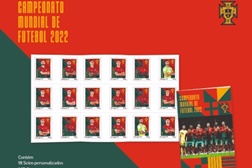 CTT apresentam selos personalizados da seleção nacional para assinalar o Mundial de Futebol 2022