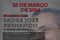 Homenagem ao Padre Motard José Fernando Cruz dia 23 de março
