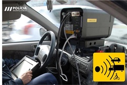 Lista de radares de controlo de velocidade da PSP em setembro