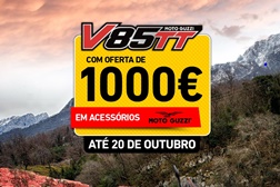 Oferta de 1000€ em acessórios na compra de uma V85 TT