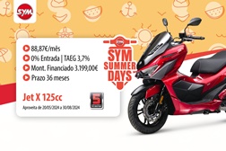 Campanha de Sem Juros da SYM