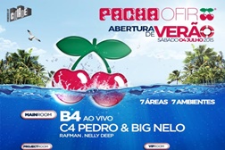 Carlão, Anselmo Ralphe Daniela Mercury no cartaz de verão do Pacha Ofir