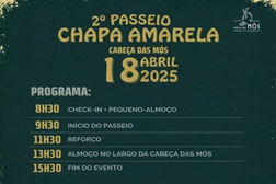 2.º Passeio Chapa Amarela em Cabeça das Mós, Sardoal