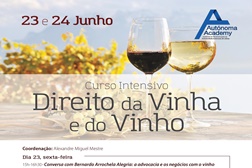 Curso intensivo de Direito da Vinha e do Vinho com o apoio e prova de vinhos da Herdade das Servas