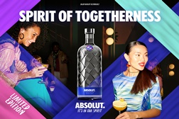 Absolut lança edição limitada "Spirit of Togetherness"