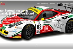 Ferrari Portugal com novo website