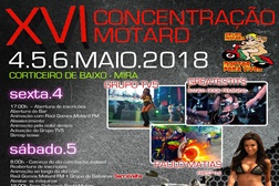 XVI Concentração GMMPV - 4,5 e 6 Maio 2018