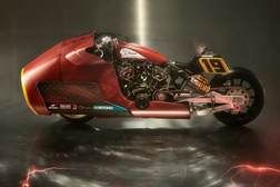Randy Mamola nos Sultans of Sprint com a IndianxWorkhorse Appaloosa
