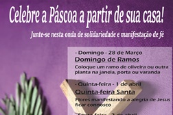 Paróquia de Vila de Rei lança sugestões para celebração da Páscoa em casa