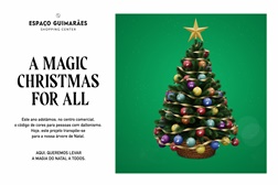 Guimarães inaugura a primeira árvore de Natal inclusiva pela cor
