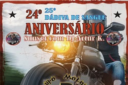 24º ANIVERSÁRIO GRUPO MOTARD NOVO MILÉNIO - 25ª Dádiva de Sangue